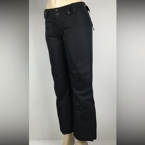 Obermeyer Malta Insulated Snow Ski Pants Womens Size 6 Short Black Snowboard EUC